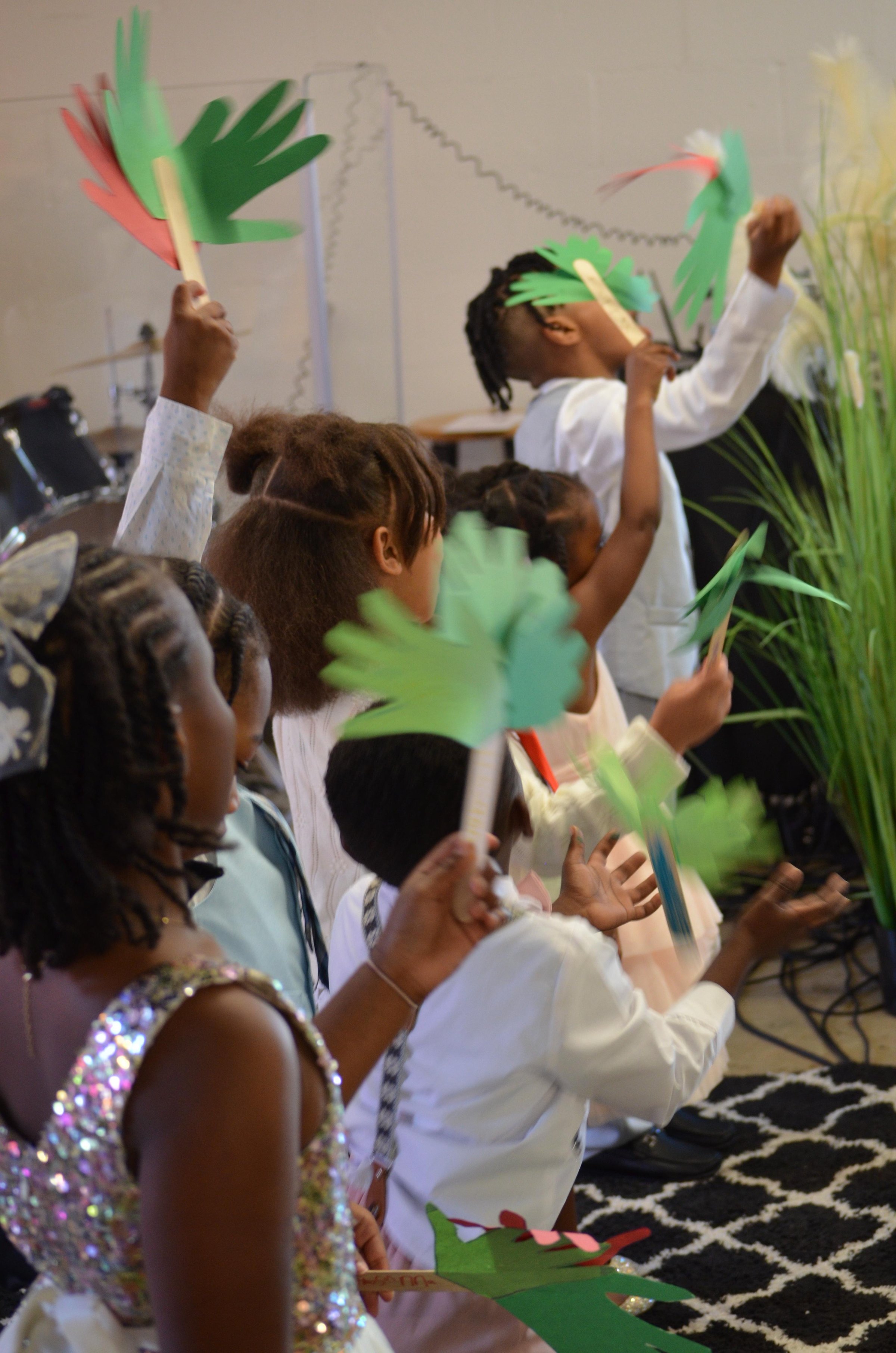 Children and volunteers together at VEIR Kids